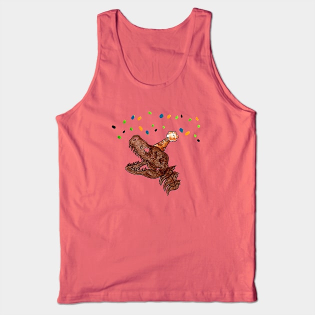 Old Fossil Tank Top by KristenOKeefeArt